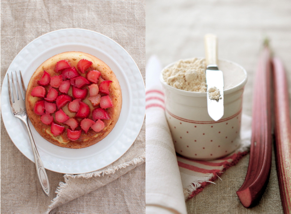 Sinemage Rhubarb Cake Coconut Flour