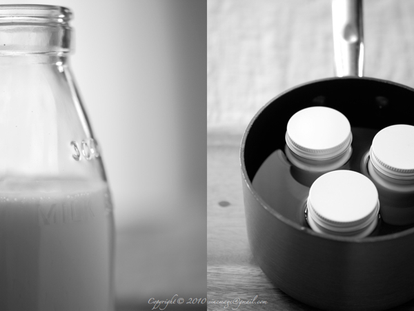 Sinemage Black and white Yogurt and milk