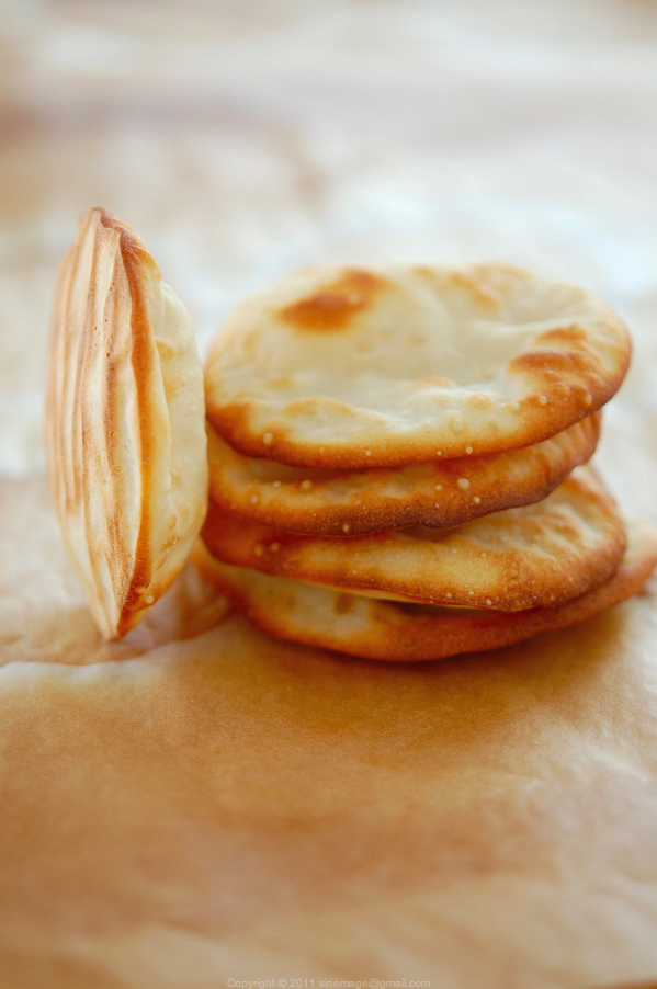 Sinemage Sourdough flatbread stack