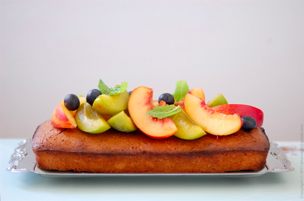 Sinemage tutti frutti almond cake