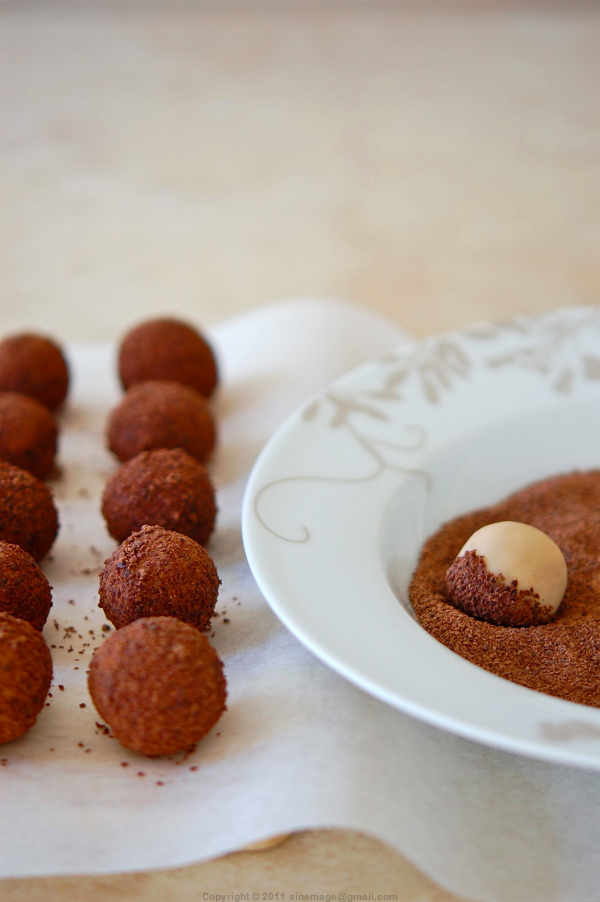 Sinemage Making chestnut and chocolate truffles