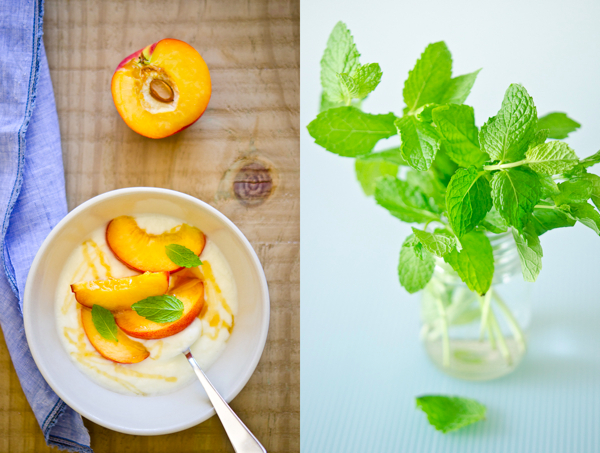 Peach Yogurt & Mint © 2011 Viviane Perenyi Peach Yogurt & Mint