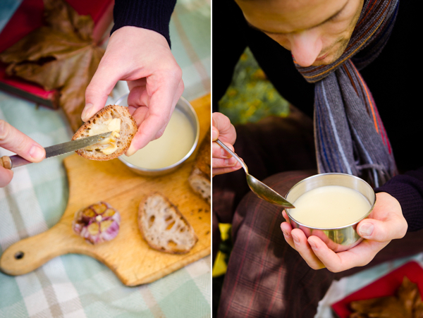 © 2012 Viviane Perenyi Jerusalem Artichoke Soup & Garlic Bread