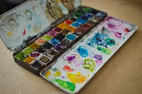 © 2012 Viviane Perenyi Atelier Sandrine Watercolor Palette