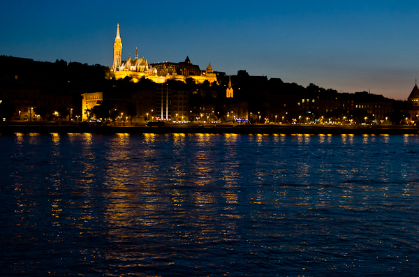 © 2012 Viviane Perenyi - Mathias Church By Night Budapest Hungary