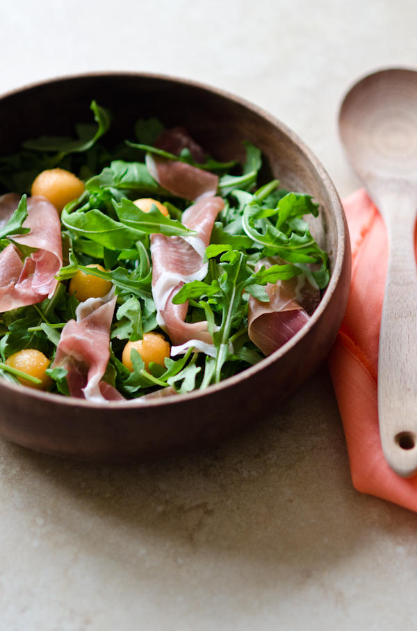 Rockmelon Prosciutto and Rocket Salad | At Down Under | Viviane Perenyi 