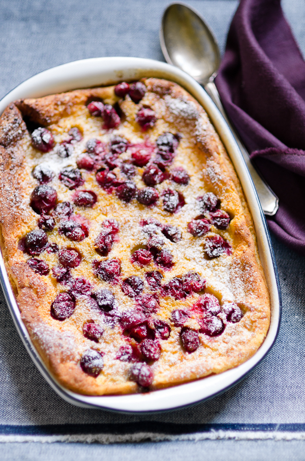 Cranberry Clafoutis | At Down Under | Viviane Perenyi 