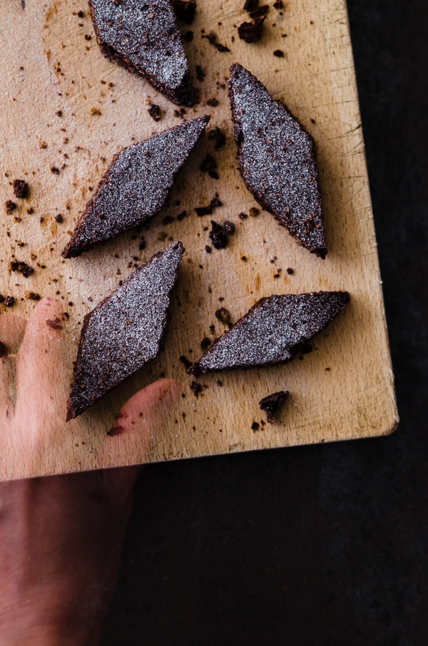 Chocolate and Walnut Slice | At Down Under | Viviane Perenyi